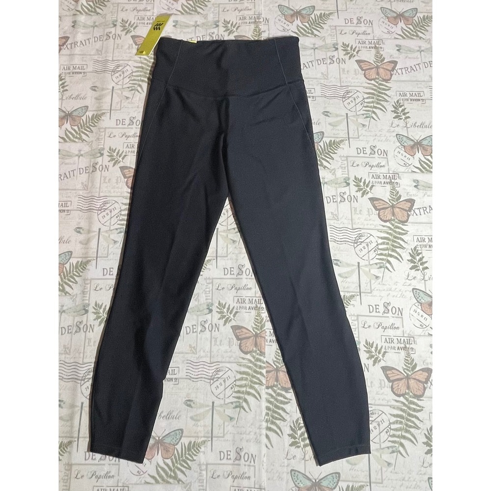 All in Motion High Rise 7/8 Length Black Leggings - Women's Small - NWT‎